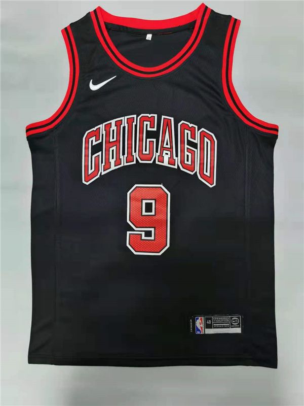 Men Chicago Bulls #9 Vucevic Black 2021 Nike Game NBA Jersey